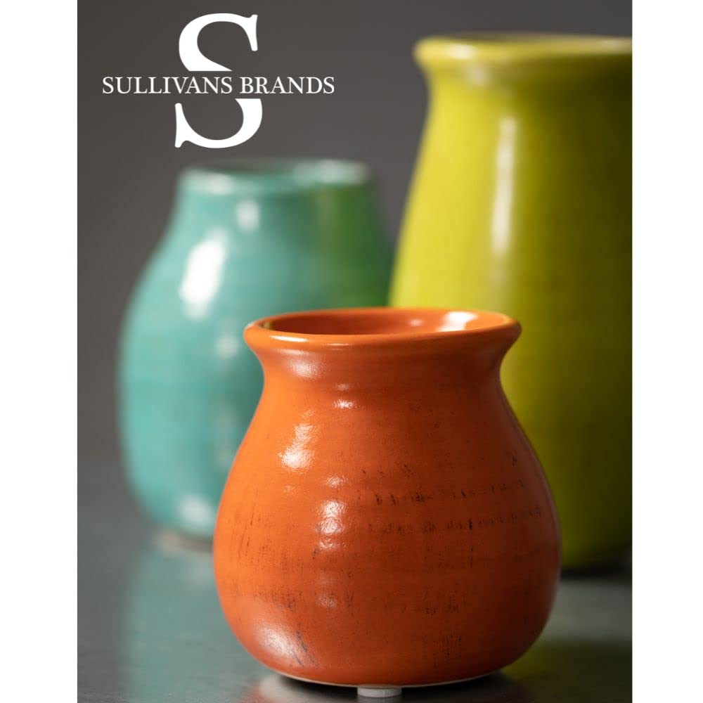 Sullivans Bud Vases, Farmhouse, Mantle & Shelf Decor Decorations for Living Room, Bathroom, Kitchen & Office, Coffee Table Decor, Petite Boho Vases, Rustic Decor For Your Home (CM2583)